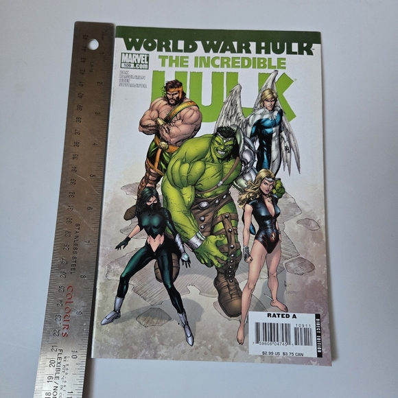 Marvel World War Hulk Comic Book - Picture 6 of 6